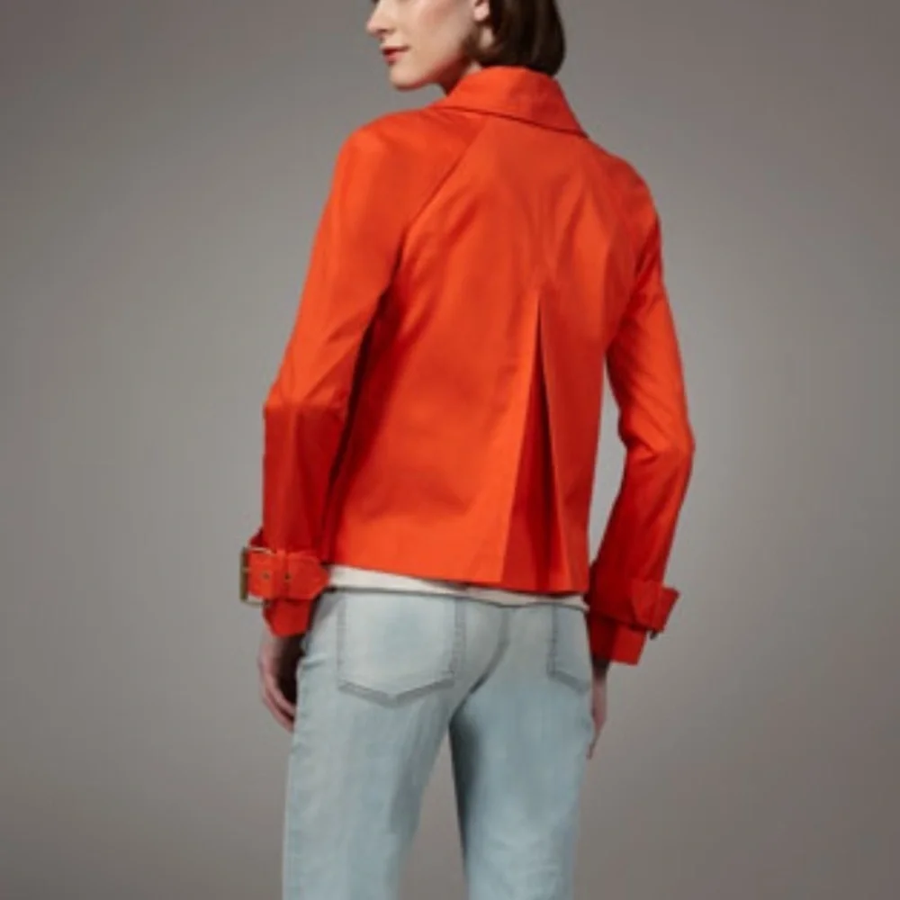Tory Burch Curtis jacket in Poppy, Sz. 0